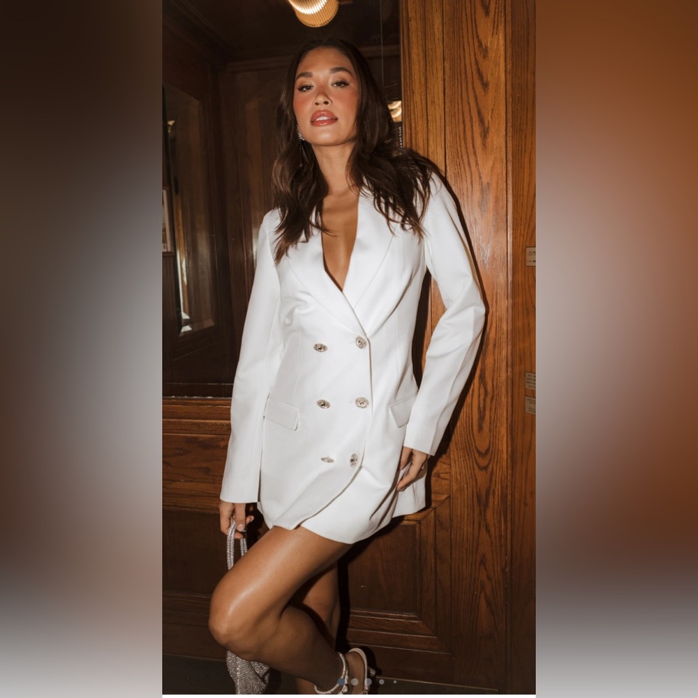 Show me your Mumu save the date blazer dress